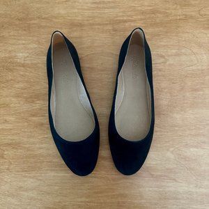 madewell ballet flat • black suede • sz 9 • $98